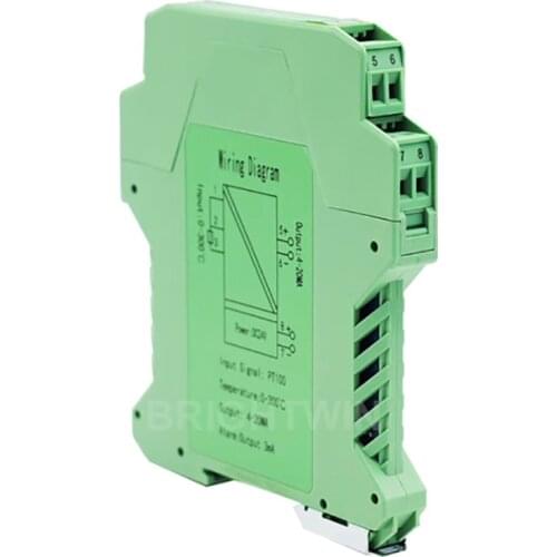 DIN Rail Isolated TC Signal Conditioner K Type Thermocouple to 0-10V Output 1.5KV Isolation Temperature Transmitter