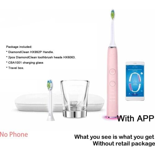 Philips Sonicare DiamondClean Smart Toothbrush 9300 Series HX992P Electric Toothbrush HX9903 w/o Retail Box