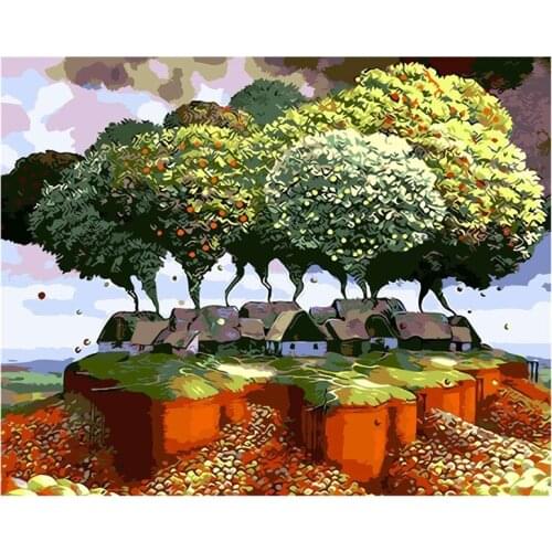 HOT SALE Dream World 40X50cm Diy Oil Painting Digital Animal Painting Digital Oil Painting Home Decoration Featured Gift
