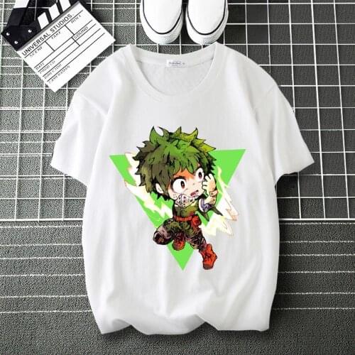 My Hero Academia Asui Tsuyu Pattern Printed summer T-Shirt O-Neck Short Sleeve Modal Unisex T shirt