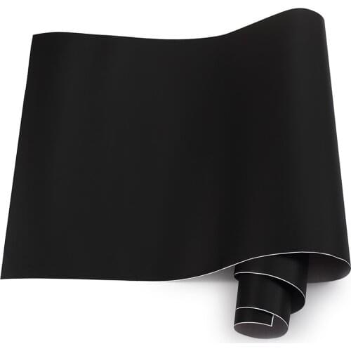 50CMx100CM Matte Black Vinyl Car Wrap Car Motorcycle Scooter DIY Styling Adhesive Film Sheet With Air Bubble Stickers