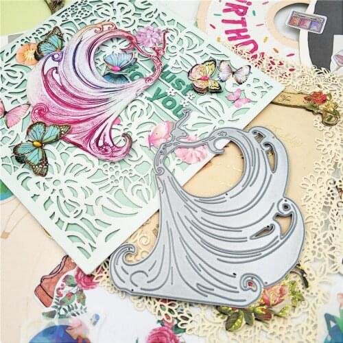 Metal Cutting Dies For Scrapbooking Halloween Christmas Peacock Queen Paper Decor Frame Stencil Folder Stamps Backdrop Mould Die