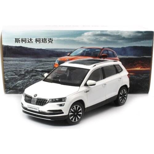 Diecast 1:18 Skoda Korok Alloy Car Model Collection Souvenir Ornaments Display Vehicle Toys Vehicle Gift Decoration