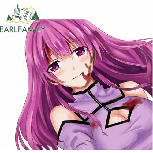EARLFAMILY 13cm x 12.2cm for Akame Ga KILL Sheele Anime Car Stickers Family Scratch-Proof Custom Printing Waterproof Decal
