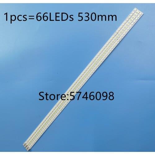 New 66LEDs 530mm LED backlight strip for LG 47LE5300 3660L-0349A 3660L-0348A Innotek 47" V5 Edge REV 0.4 A B Type