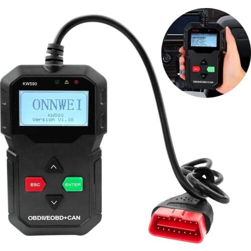 OBD Diagnostic Tool KW590 OBDII CAN Car Code Reader automotive OBD2 Scanner Support OM123 AD310 Auto scanner