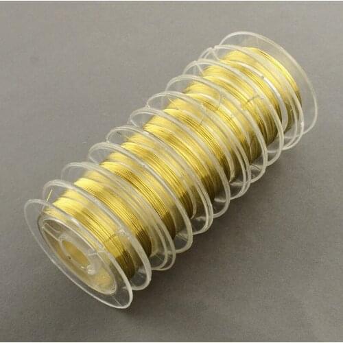 10m/roll 0.3mm Copper Wire Beading Wrapping for Jewelry Making DIY Bracelet Necklace Accessories Findings 10rolls