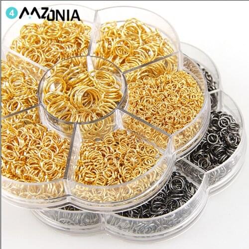 Open Ring Single Trap Plum Boxed Handmade Diy Material Set Closed Ring Jewelry Accessories For Necklace Earring Findings