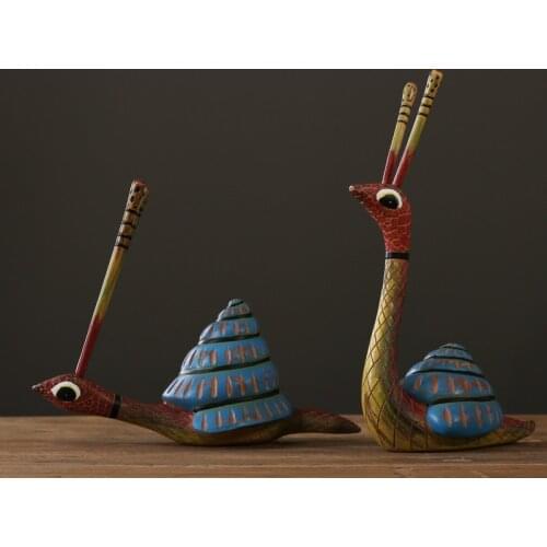 Scandinavian furnishings snail decoration living room wine cabinet model room soft furnishings creative home furnishings