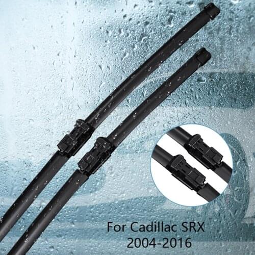 Wipers Blade For-Cadillac SRX from 2004 2005 2006 2007 2008 2009 2010 2012-2016Car Accessories For Auto Rubber Windscreen Wiper