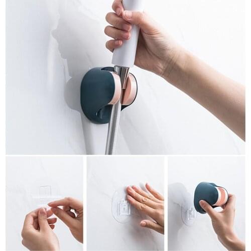 Punch-free Adjustable Hotel Home Bathroom Shower Head Base Holder Stand Bracket