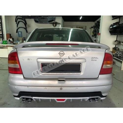 For Opel Astra G Sedan 1998 1999 2000 2001 2002 2003 2004 Diffuser Rear Bumper Extension Attachment Car Styling Auto Exhaust