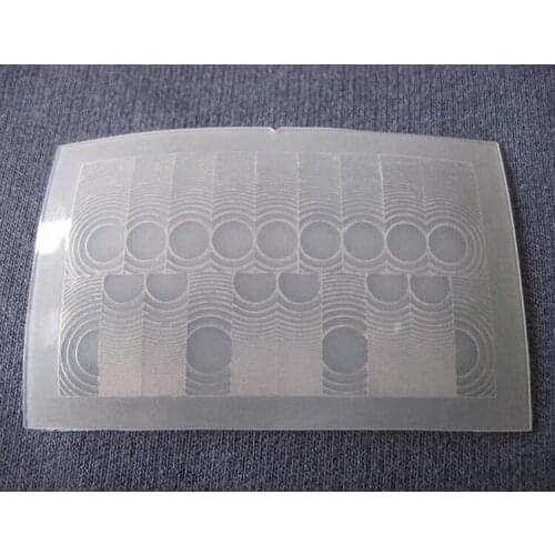 #UJQ-7704-3 Fresnel Lens, Sensitive angle 110, PE materials, Size: 56.7X35.7mm, Focal length 23mm, Distance 12m