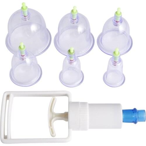 24/12/6 Cups Vacuum Cans Body Cupping Cups Cellulite Suction Cup Therapy Back Massage Relax Anti-cellulite Massager