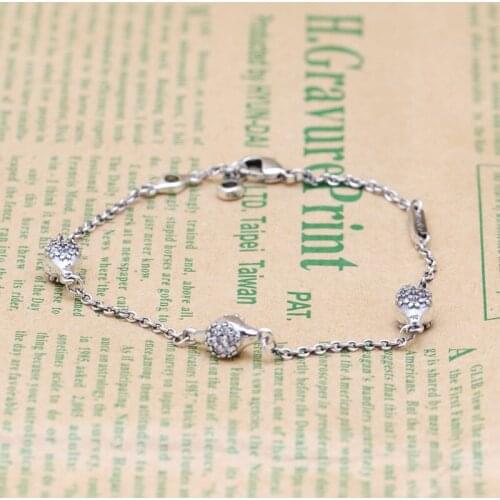 Bewill Valentine TOP SALE Authentic 100% 925 Sterling Silver Diamond Love Pod Bracelet Bangle & Bracelet for Women Gift