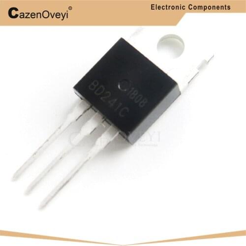 10pcs/lot BD241C TO-220 BD241 In Stock