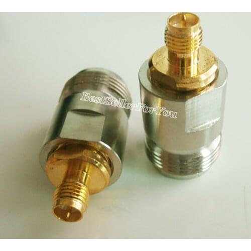 10Pcs N Type Female To RP SMA RPSMA RPSMA Female RPSMA Jack RF Coax Adapter Connector For Wireless Router NEW