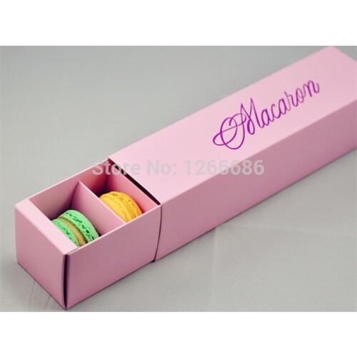 250pcs/lot macaron gift packing,cookie/cholocate/candy cardboard box