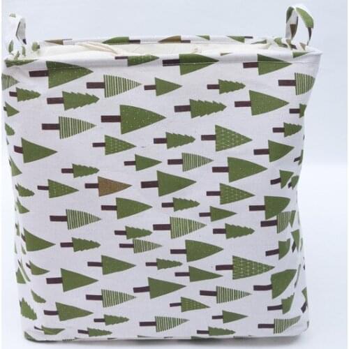 3PCS / LOT Japanese Style Canvas Storage Basket Portable Foldable Square Hamper Dirty Clothes Organizer Bin