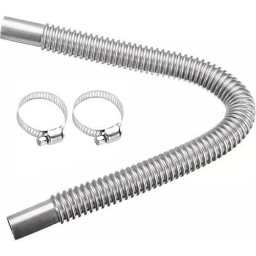 Car Diesel Fuel Air Parking Heater Accessories 100/150/200/250/300CM Stainless Steel Exhaust Pipe