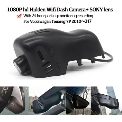 Car DVR Wifi Video Recorder Dash Cam Camera For Volkswagen Touareg 2010 2012~2016 2017 high quality Night vision full hd CCD