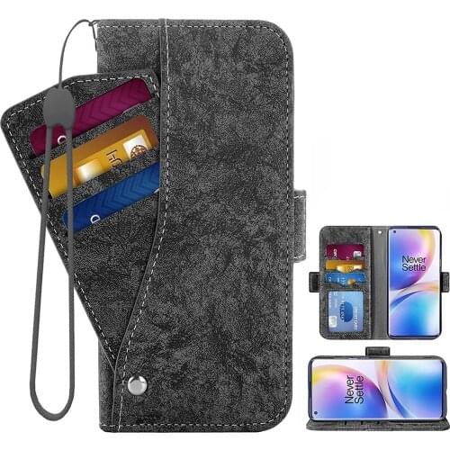 Phone Case for OnePlus 8 Pro One Plus 8Pro 5G Wallet Case Card Holder Stand Kickstand Cell Accessories Leather On 1Plus 1 + Plus