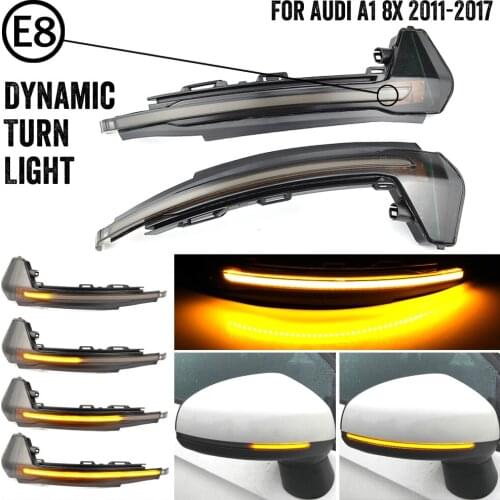 Dynamic Blinker for Audi A1 8X LED Turn Signal 2011 2012 2013 2014 2015 2016 2017 Light Mirror Indicator repeater