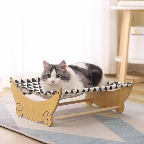 Kitten Sofa Portable Linen Pet House Washable Breathable Cats Indoor Outdoor Kennels Sofa Bed Cat Accessories Pet Cama Gato