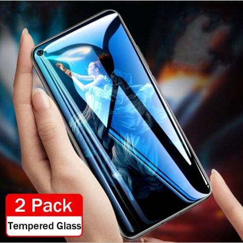 For Huawei Honor V30 Tempered Glass film Full Cover Screen Protector for Huawei Honor 20 Pro Lite V20 10i Armor Glass (2 Pack)