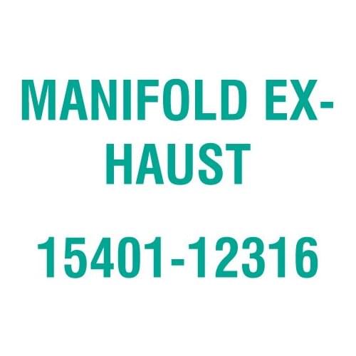 For Kubota 15401-12316 MANIFOLD EXHAUST