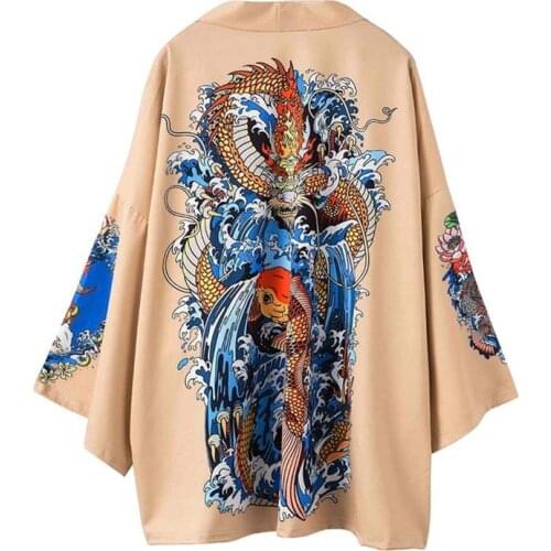 Kimono Japanese cardigan men haori yukata male samurai costume clothing kimono jacket mens kimono shirt yukata haori