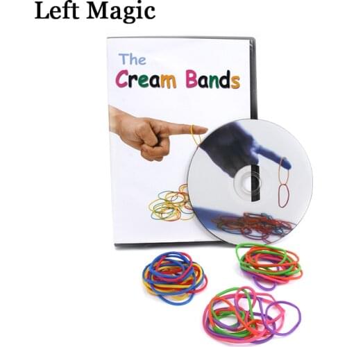 The Cream Bands By Hondo (Gimmicks+DVD) Magic Tricks Props Magic Tools Comedy Close Up Stage Close-Up Magic Mentalism