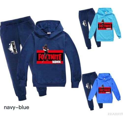 Fortnite Fashion Clothes Kid Boys Girls Hoodie Pants 2Pcs/Sets Children Infant Clothing Toddler Cotton Sportswear