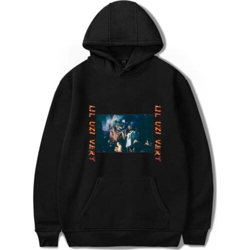 Lil Uzi Vert Hoodies Sweatshirt Tour Luv Is Rage The Real Uzi Vs. The World Long Sleeve Hoodie Women/Men Hip Hop Jacket Coat