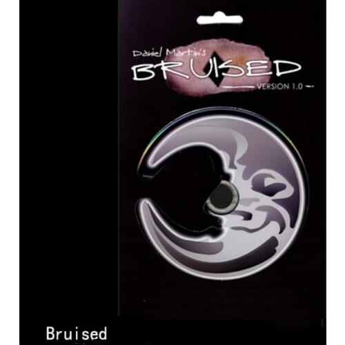 Bruised by Daniel Martin (Gimmick Cards and DVD) Mind Magic Tricks Illusions Fun Close up Magic Props Cards Prediction Magician