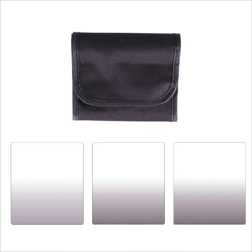 New Graduated Grey Color Square Filter ND2 ND4 ND8 Neutral Density Filter Cokin P Series Filter Kit For All SLR Camera