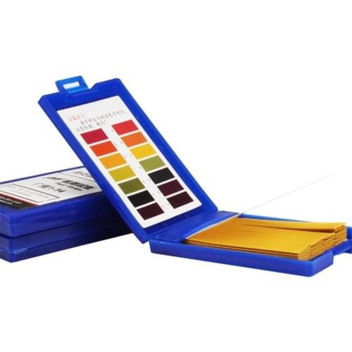 PH Indicator,Universal pH 1-14 Test Indicator Paper Litmus Strips,80trips/pack Plastic box