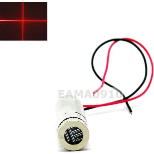 INDUSTRIAL Focusable 650nm 100mW Red Cross Laser Diode Module 12x45mm w/Driver