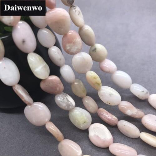 Pink Opal Beads Natural Loose Stone Irregular Gravel Shape DIY for Jewelry