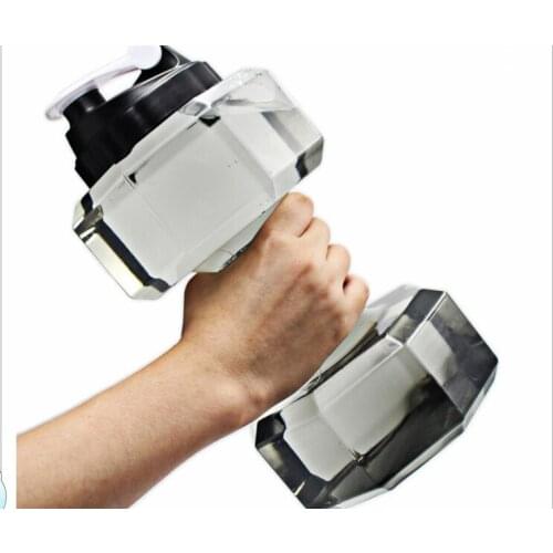 Dumbbell water bottle fitness water filled dumbbell portable male and female water injection dumbbell plastic arm muscle home fi