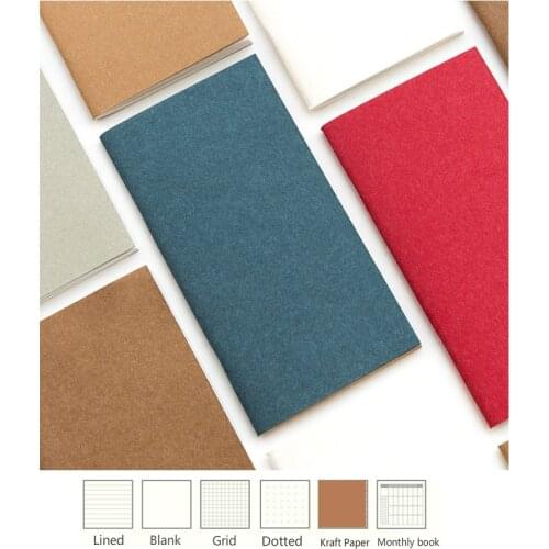 Travelers Notebook Filler Papers Planner Retro Diary Refill Inner For Monthly Weekly Plan Core Vintage Office School Stationery