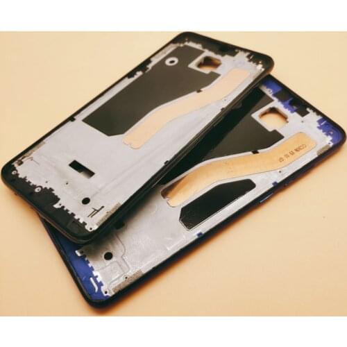 New Original For Xiaomi Redmi Note 8 Pro LCD Front Frame Housing Middle Frame Bezel Chassis with Power Volume Button Key
