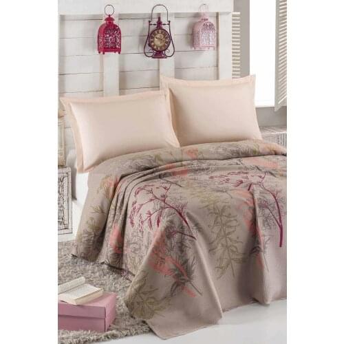 2021 PIQUE Bed Linen Quilt Modern Summer Cotton Bed Linens For Summer Coverlet Queen Size Covers Bedclothes Duvet Cover Beige