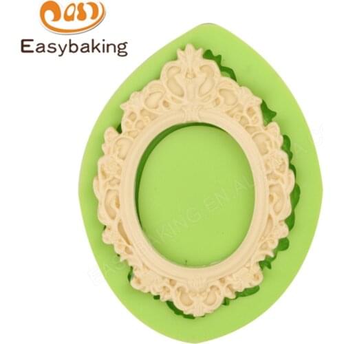 3D Mirror Silicone Mold Fondant Chocolate Candy Mould Cake Decoration Tools Kitchen Accessories