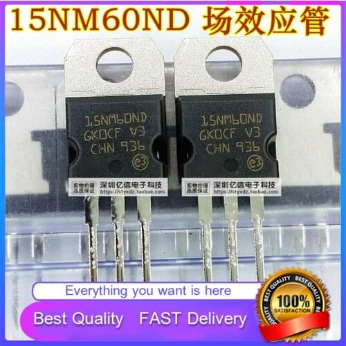 5Pcs/Lot New Original 15NM60ND PLATINUM 15N60 15A600V Field Effect Transistor TO-220 Good Quality