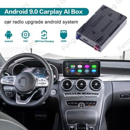 Car Multimedia Player for Mercedes Benz 4+128G Carplay Ai Box Android system Wireless Mirroring Video Player Navigation Radio TV