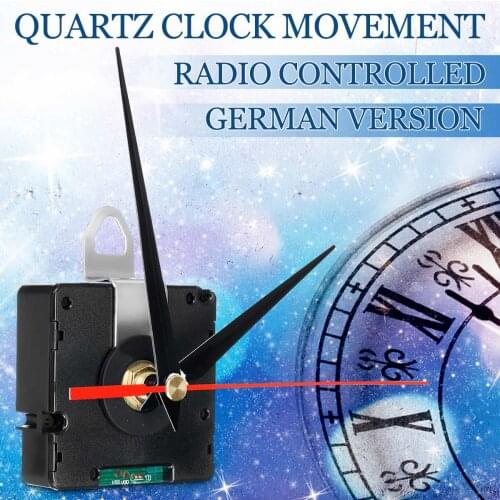 Quartz Clock Atomic Radio Controlled Silent Clock Movement DIY Kit Germany DCF Signal HR9312 Mode