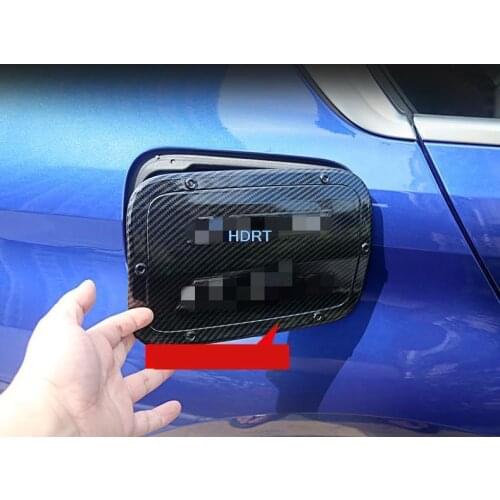 Car fuel tank cover 1PCS Carbon fibre / ABS Chrome plated For BMW 3 series 2020 2021 Accessories gas tank cover