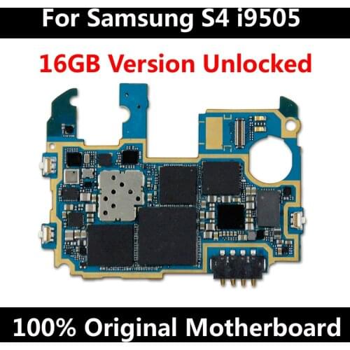 Europe Version For Samsung Galaxy S4 i9505 16GB Original Unlocked Official Phone Motherboard Mainboard With Chips Logic Board