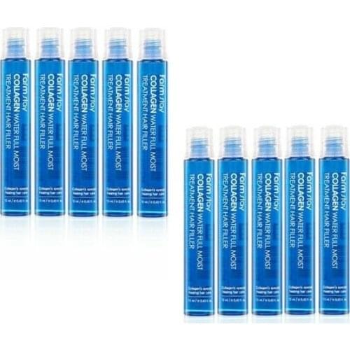 FARM STAY Collagen Water Full Moist Treatment Hair Filler 13ml For Frizz Dry Damaged Hair Repair Soft Conditioner Hair Treatment